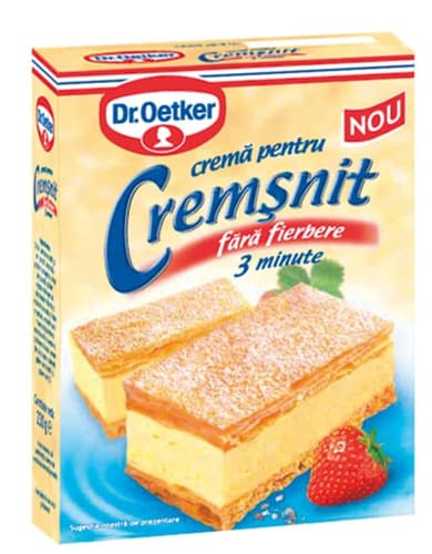 Cremă pentru Cremșnit / Cream for Crème Slice – Dr. Oetker