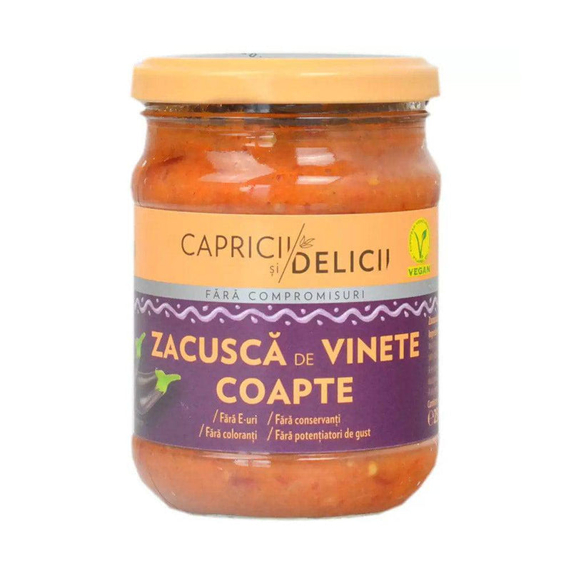 Zacuscă – Vinete / Ciuperci / Fasole / Vegetable Spread – Eggplant / Mushroom / Bean – Capricii și Delicii