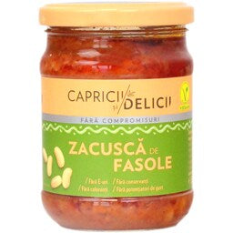 Zacuscă – Vinete / Ciuperci / Fasole / Vegetable Spread – Eggplant / Mushroom / Bean – Capricii și Delicii