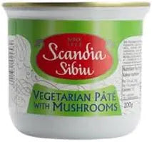 Pate Vegetarian – Ciuperci / Ardei / Hribii – Vegetarian Pâté – Mushrooms / Red Peppers / Porcini – Scandia Sibiu