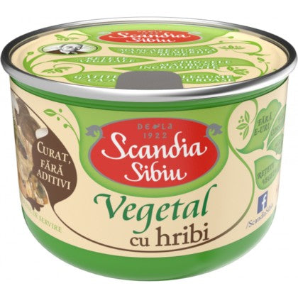 Pate Vegetarian – Ciuperci / Ardei / Hribii – Vegetarian Pâté – Mushrooms / Red Peppers / Porcini – Scandia Sibiu