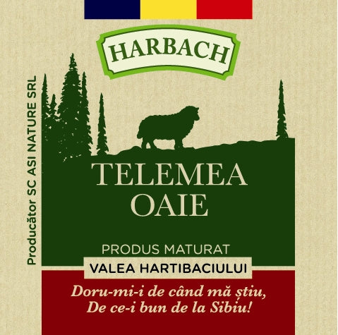 Telemea de Oaie – Harbach / Harbach Aged Sheep Cheese – Approx. 360g