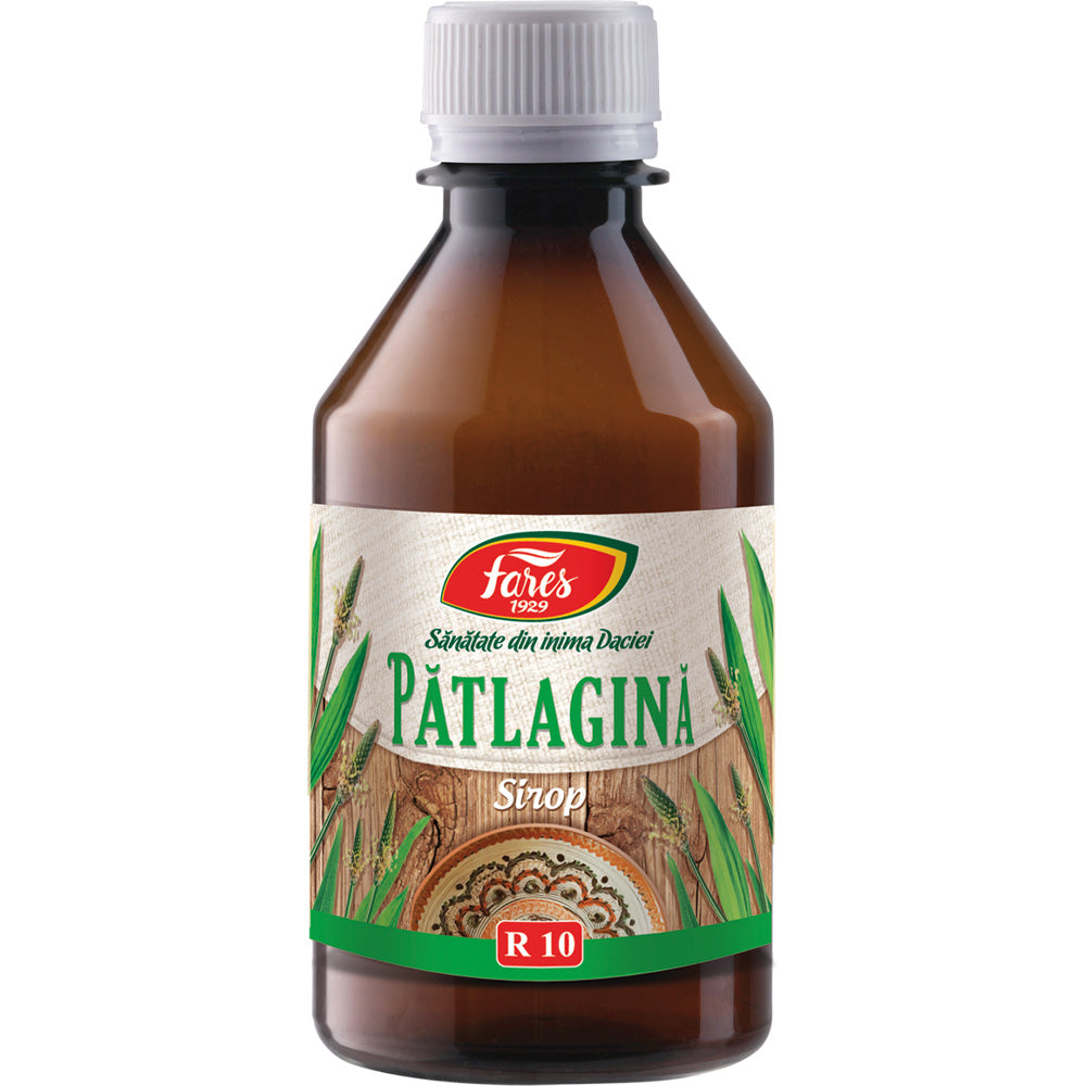 Sirop de Pătlagină – Fares / Plantain Leaf Syrup – Fares
