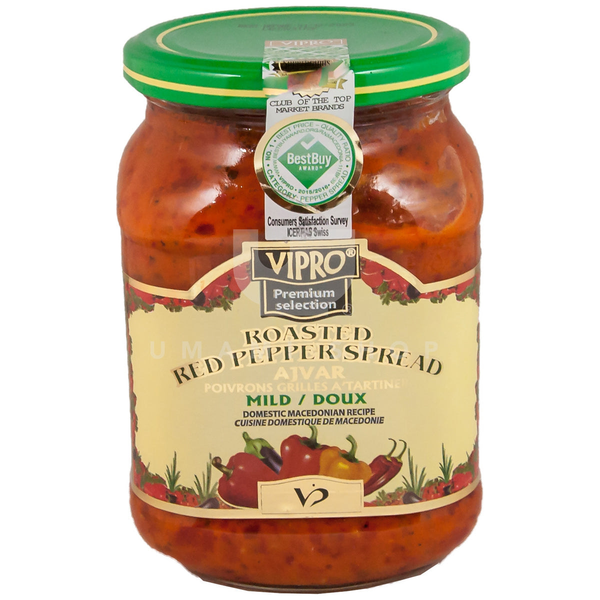 Zacuscă de Ardei Copți – Vipro / Roasted Red Pepper Spread – Vipro 

Descriere (English