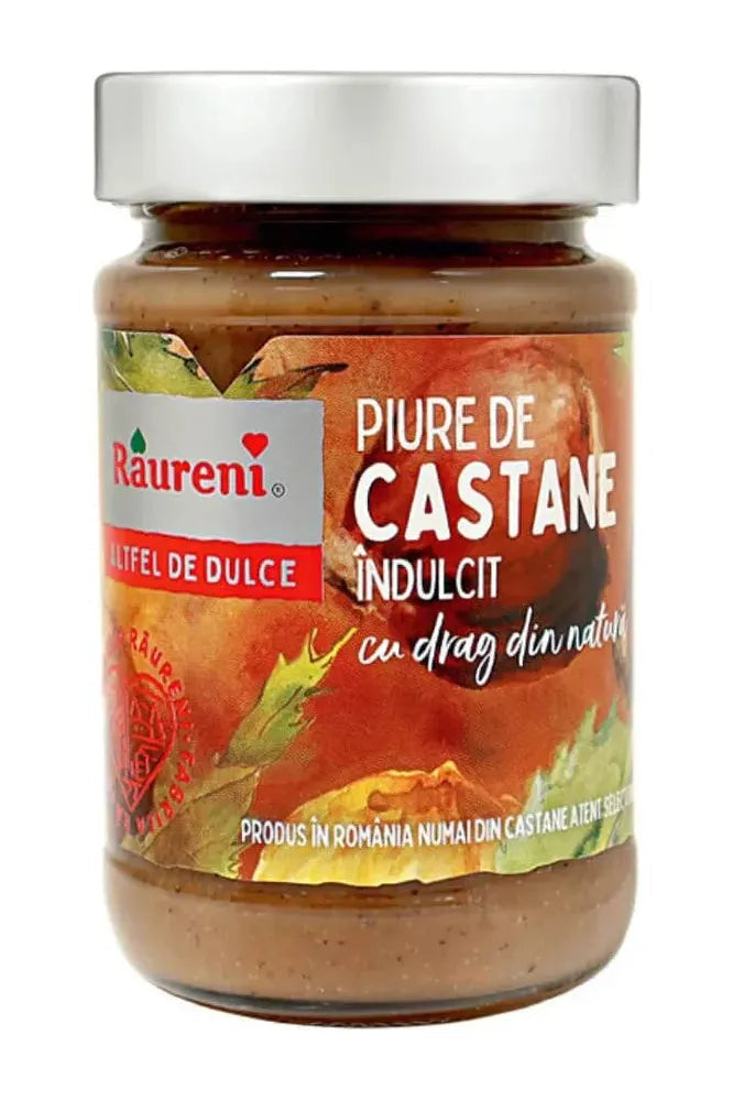 Piure de Castane Îndulcit – Râureni / Sweetened Chestnut Purée – Râureni