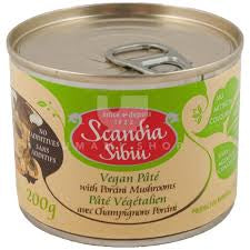 Pate Vegetarian – Ciuperci / Ardei / Hribii – Vegetarian Pâté – Mushrooms / Red Peppers / Porcini – Scandia Sibiu