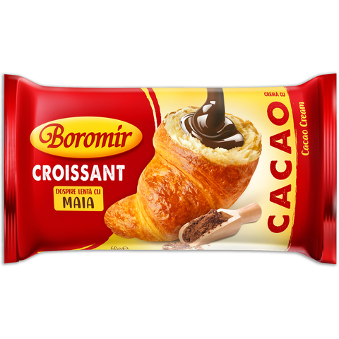 Boromir Cornetto – Cacao, Ciocolată-Rom, Vișine / Boromir Croissant – Cocoa, Chocolate-Rum, Sour Cherry