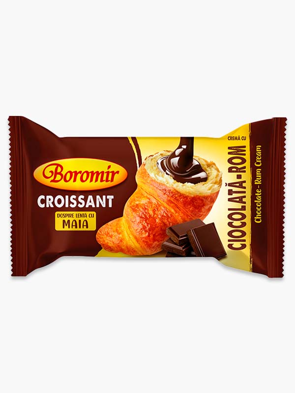 Boromir Cornetto – Cacao, Ciocolată-Rom, Vișine / Boromir Croissant – Cocoa, Chocolate-Rum, Sour Cherry