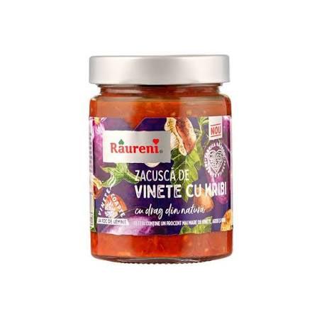 Zacuscă de Vinete cu Hribi/Eggplant & Wild Mushroom Spread (Râureni)