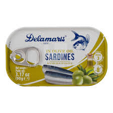 Sardine Delamaris în ulei de măsline / Delamaris Sardines in Olive Oil – 90g