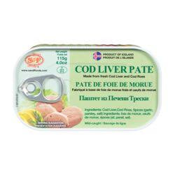 Pate din Ficat de Cod – 115 g / Cod Liver Pâté – 115 g