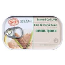Ficat de Cod Afumat – 120 g / Smoked Cod Liver – 120 g
