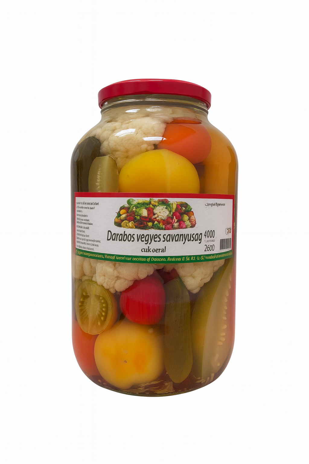 Legume Asortate Murate Iuți Szebeldedi – 4.25L / SZEBELEDI Pickled Mixed Vegetables HOT – 4.25L