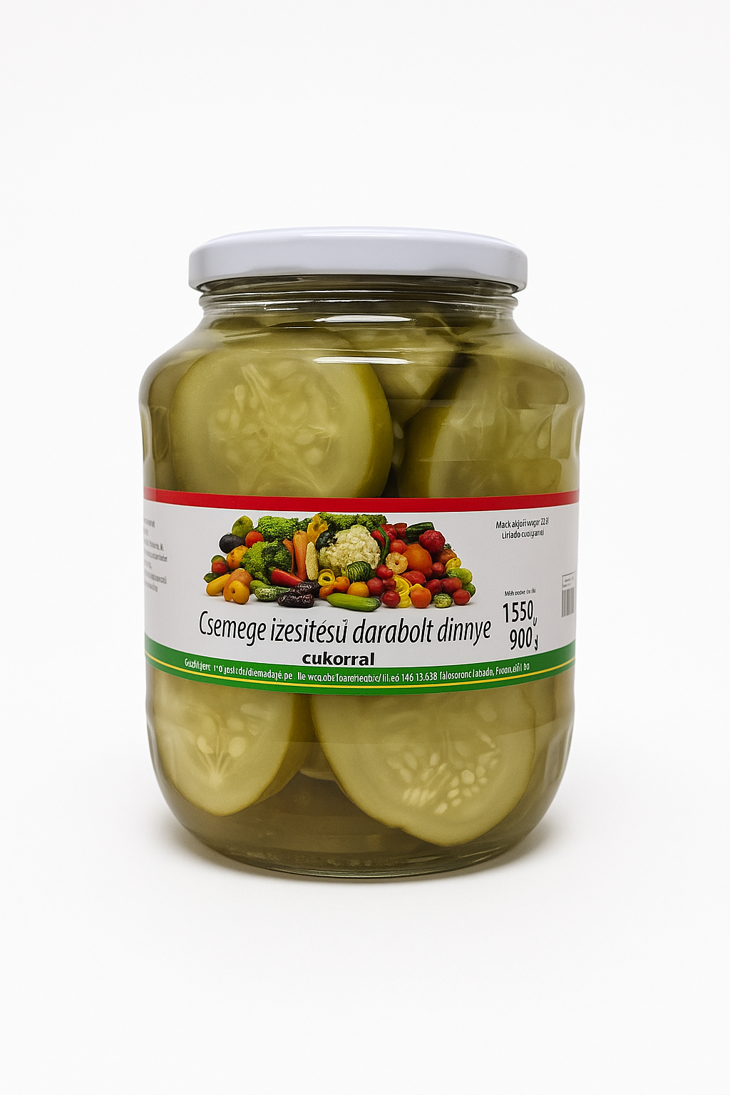 Szebeldedi Sweet Pickled Melon Slices – 4.25L
