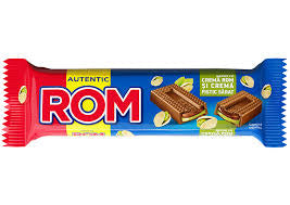 Baton ROM – Cremă Rom & Fistic Sărat / ROM Chocolate Bar – Rum Cream & Salted Pistachi