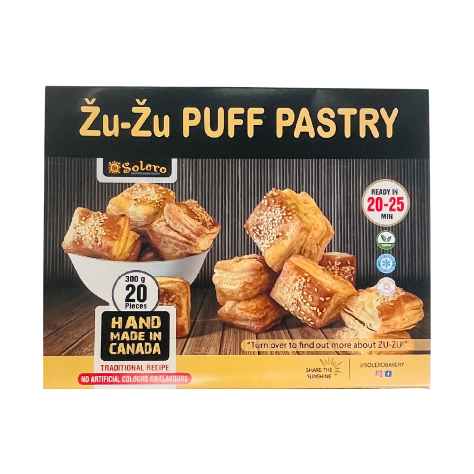 Patiserie Foietaj „Žu-Žu” – Zu-Zu Puff Pastry (20 buc / 300g) — Frozen