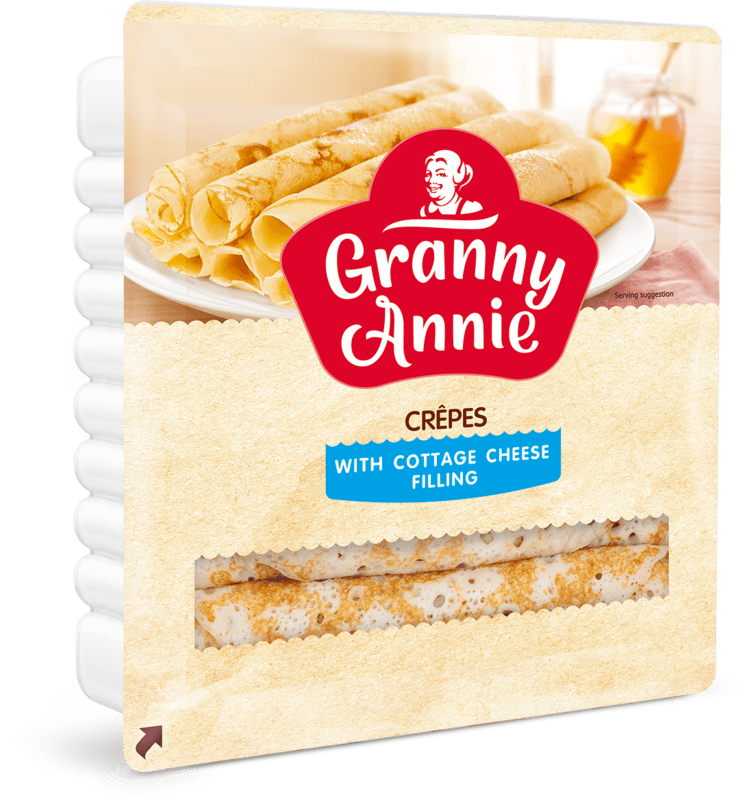 Clătite cu brânză dulce – Granny Annie / Cottage Cheese Filled Crêpes – Granny Annie