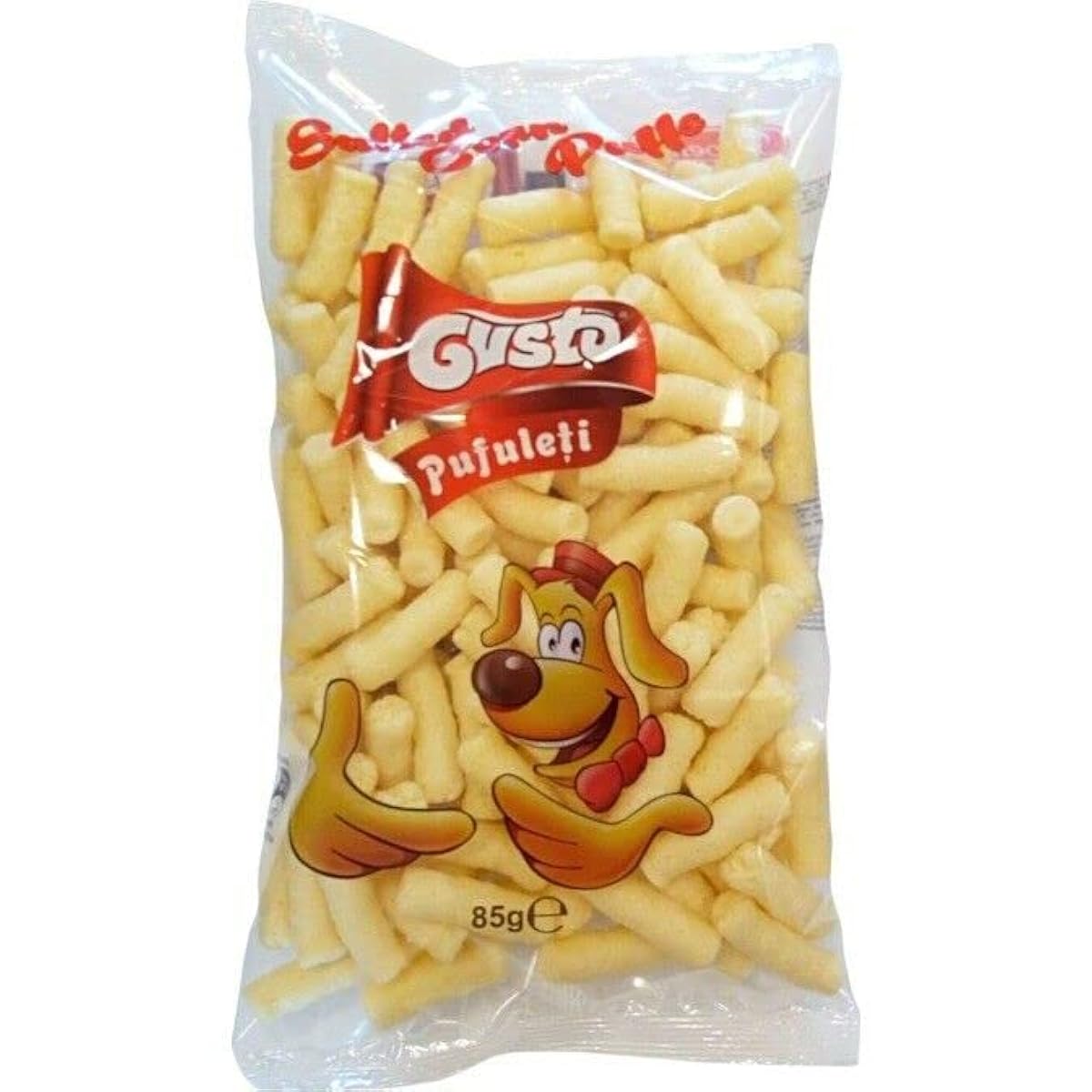 Pufuleți Gusto cu Sare – 85g / Gusto Salted Corn Puffs – 85g