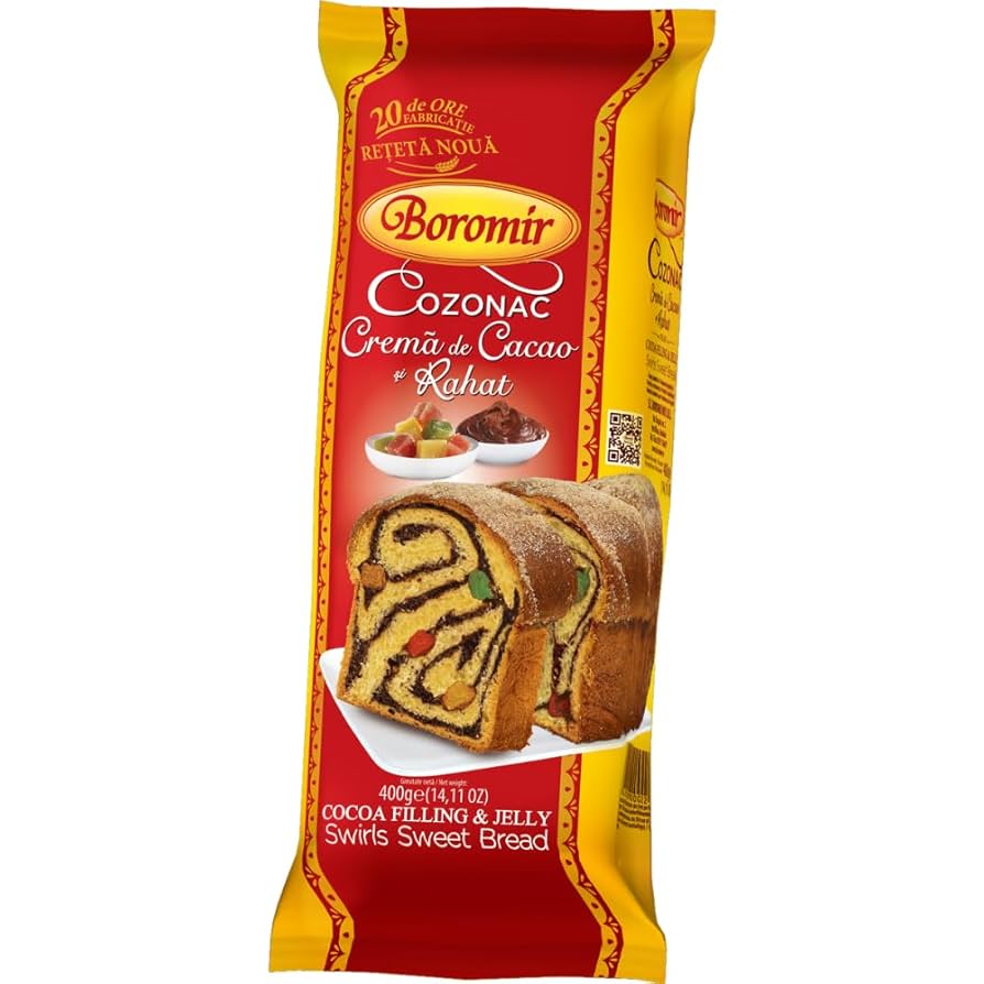 Cozonac cu Cacao și Rahat – Boromir / Boromir – Cozonac with Cacao and Turkish Delight