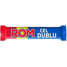 Ciocolată ROM Double/ ROM Chocolate Double – 50g