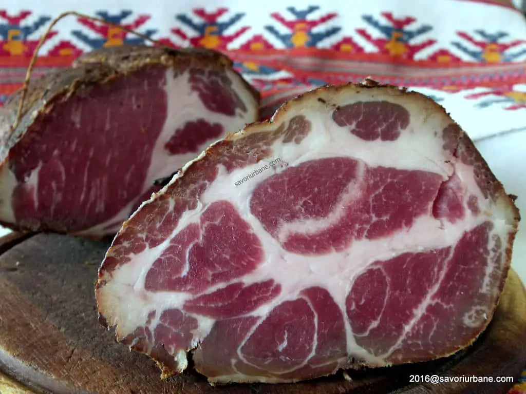 Ceafă de Porc Afumată la Rece/Cold Smoked Pork Butt