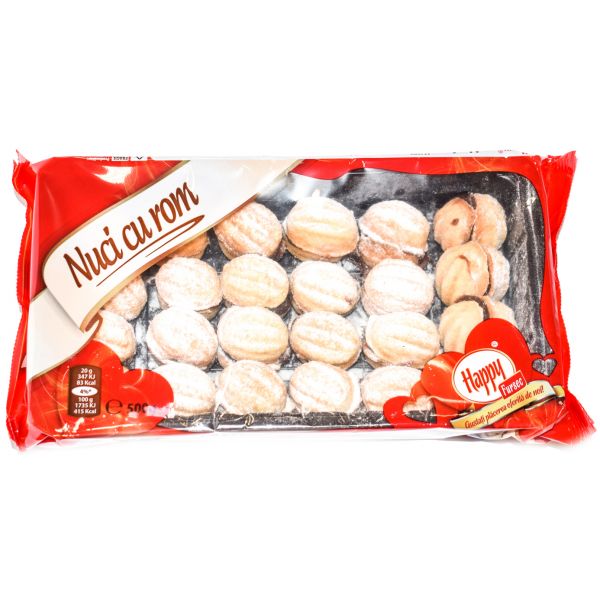 Nuci cu Rom / Rum-Filled Walnut Cookies – Happy